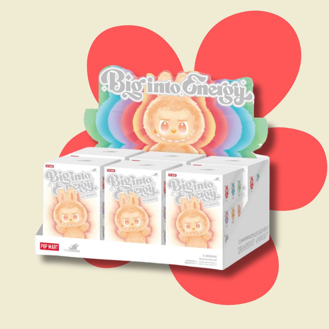 Pop Mart Labubu The Monsters Big into Energy Series Vinyl Plush Pendant BLIND BOX - Brelok
